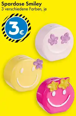 TEDi Spardose Smiley Angebot