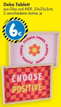TEDi Deko Tablett Angebot