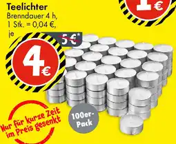 TEDi Teelichter Angebot