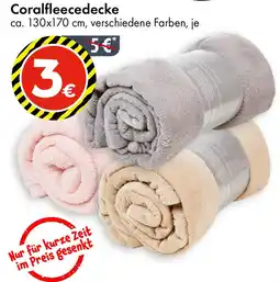 TEDi Coralfleecedecke Angebot