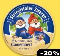 NETTO Striegistaler Zwerge 6 Ecken Camembert Angebot