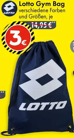 TEDi Lotto Gym Bag Angebot