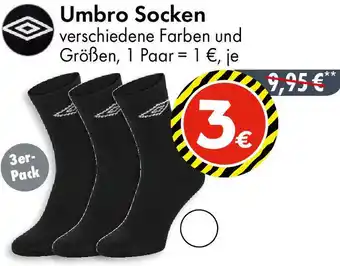 TEDi Umbro Socken Angebot