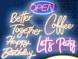 TEDi LED Neon Schild Angebot