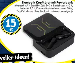 TEDi Bluetooth Kopfhörer mit Powerbank Angebot