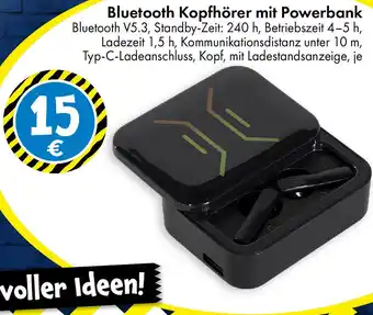 TEDi Bluetooth Kopfhörer mit Powerbank Angebot