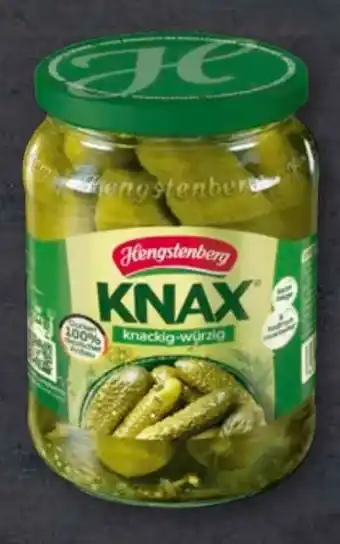 Aldi Süd Hengstenberg Knax Gewürzgurken Angebot