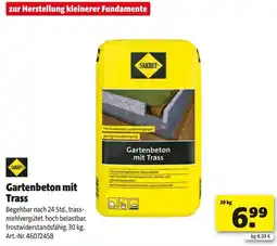 Hagebau SAKRET Gartenbeton mit Trass Angebot