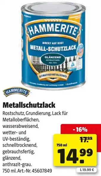 Hagebau HAMMERITE Metallschutzlack Angebot