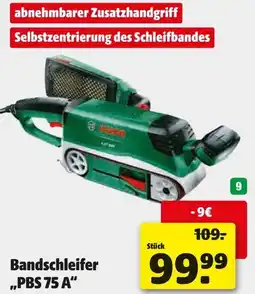 Hagebau BOSCH Bandschleifer ,,PBS 75 A" Angebot