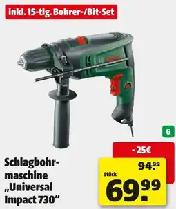 Hagebau BOSCH Schlagbohrmaschine ,,Universal Impact 730" Angebot