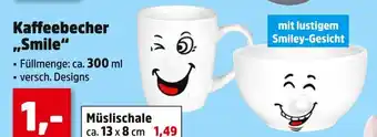Thomas Philipps Kaffeebecher „smile“ Angebot