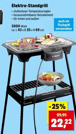 Thomas Philipps Alpina elektro-standgrill Angebot