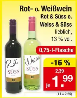 Zimmermann Rot- o. weißwein Angebot