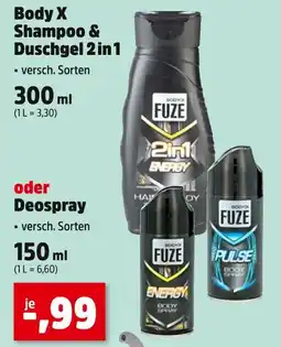 Thomas Philipps Body x shampoo & duschgel 2 in 1 Angebot