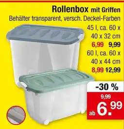 Zimmermann Rollenbox mit griffen Angebot