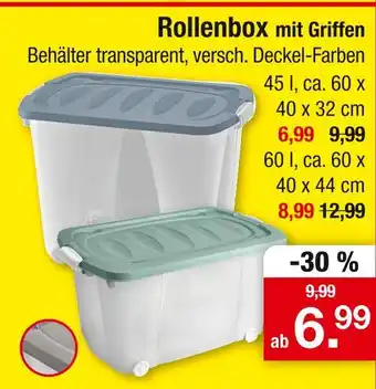Zimmermann Rollenbox mit griffen Angebot