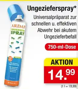 Zimmermann Ardap ungezieferspray Angebot