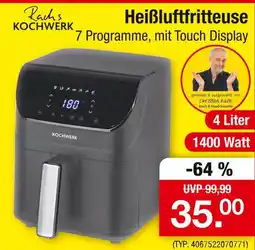 Zimmermann Kochwerk heißluftfritteuse Angebot