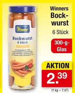 Zimmermann Winners bockwurst Angebot