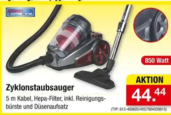 Zimmermann Homeline zyklonstaubsauger Angebot