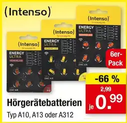 Zimmermann Intenso energy ultra hearing aid batteries Angebot