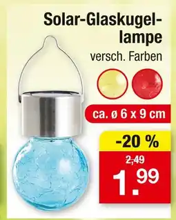 Zimmermann Solar-glaskugellampe Angebot