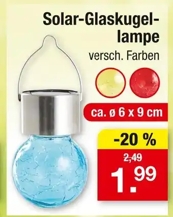Zimmermann Solar-glaskugellampe Angebot