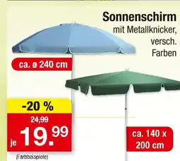 Zimmermann Sonnenschirm Angebot