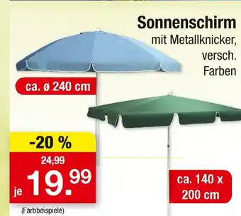 Zimmermann Sonnenschirm Angebot