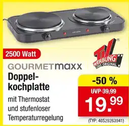 Zimmermann Gourmetmaxx doppelkochplatte Angebot