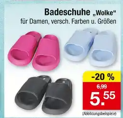 Zimmermann Badeschuhe wolke Angebot