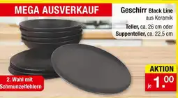 Zimmermann Geschirr black line Angebot