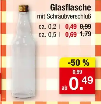 Zimmermann Glasflasche Angebot