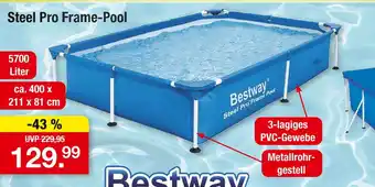 Zimmermann Bestway steel pro frame-pool Angebot