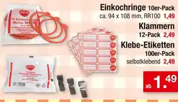 Zimmermann Weck einkohringe Angebot
