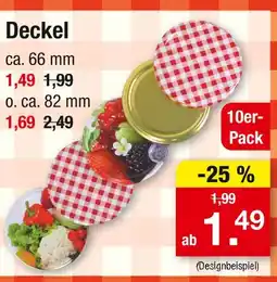 Zimmermann Deckel ca. 66 mm Angebot
