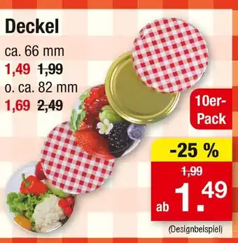 Zimmermann Deckel ca. 66 mm Angebot