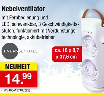 Zimmermann Everysentials nebelventilator Angebot