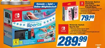 Expert Nintendo switch sports-set oder controller joy-con 2er-set pastell-rosa Angebot