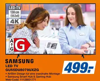 Expert Samsung led tv gu55du8079uxzg Angebot