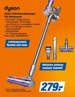 Expert Dyson akku-handstaubsauger v8 advanced Angebot