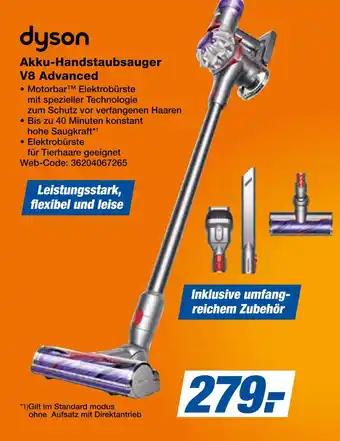 Expert Dyson akku-handstaubsauger v8 advanced Angebot