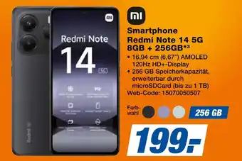 Expert Xiaomi smartphone redmi note 14 5g 8gb + 256gb Angebot
