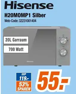Expert Hisense mikrowelle h20momp1 silber Angebot