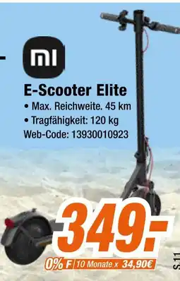 Expert Mi e-scooter elite Angebot