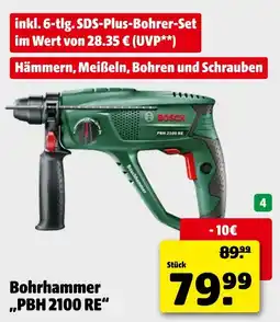 Hagebau Bosch pbh 2100 re Angebot