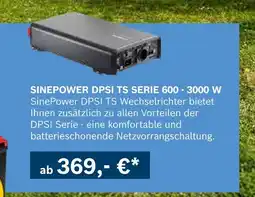 Bosch Car Service Sinepower dpsi ts serie 600 - 3000 w Angebot