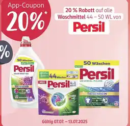 Rossmann Persil 20% rabatt Angebot