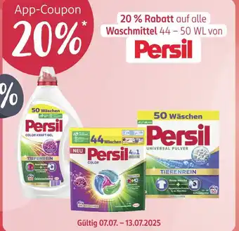 Rossmann Persil 20% rabatt Angebot